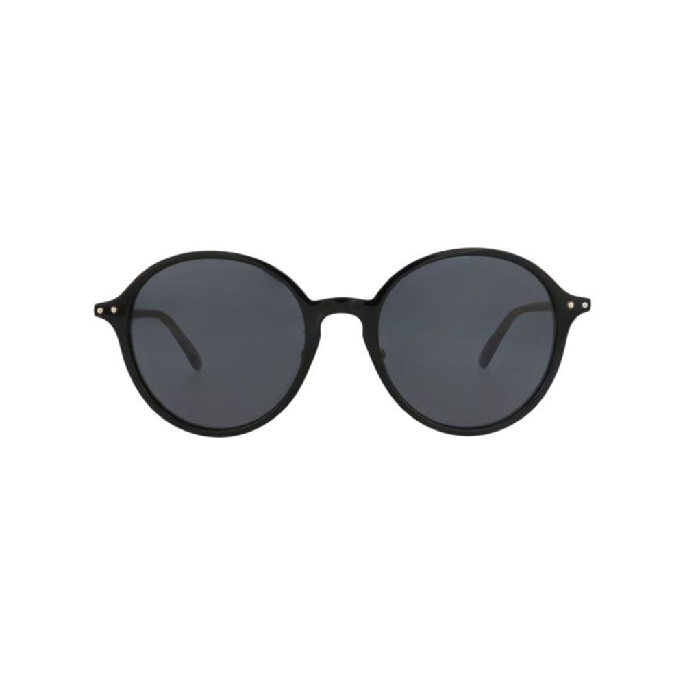 Bottega Veneta Round-Frame Acetate Sunglasses Black Womens